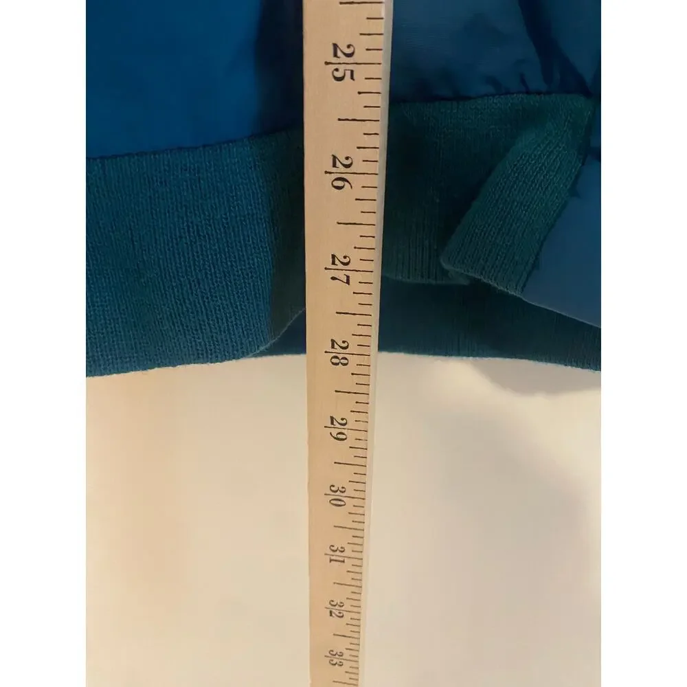 Lands‎ End Mens Chore Coat Barn Jacket Heavy Fleece Lined Teal Large Aircore 200